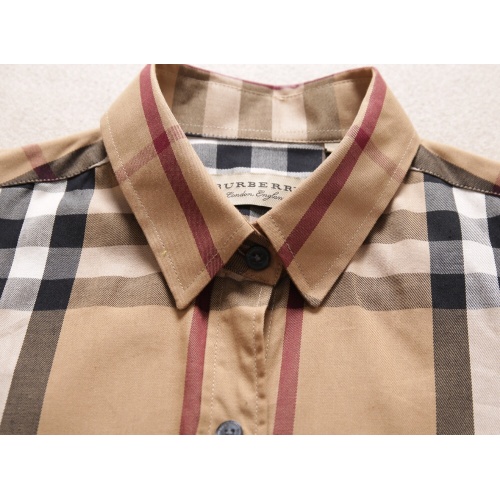 Replica Burberry Shirts Long Sleeved For Women #1052228 $36.00 USD for Wholesale