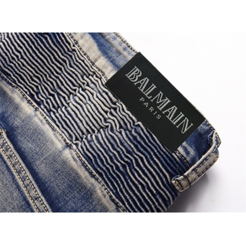 Replica Balmain Jeans For Men #1052292 $48.00 USD for Wholesale