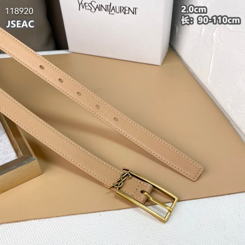 Replica Yves Saint Laurent AAA Quality Belts For Women #1053137 $52.00 USD for Wholesale