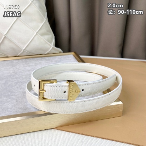 Prada AAA Quality Belts For Women #1053370 $52.00 USD, Wholesale Replica Prada AAA Quality Belts