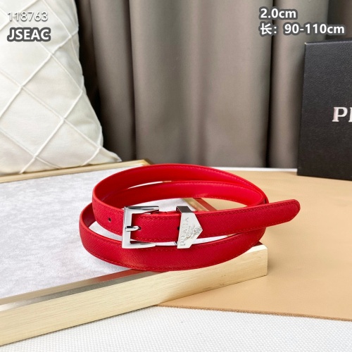 Prada AAA Quality Belts For Women #1053374 $52.00 USD, Wholesale Replica Prada AAA Quality Belts