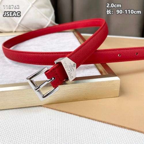 Replica Prada AAA Quality Belts For Women #1053374 $52.00 USD for Wholesale