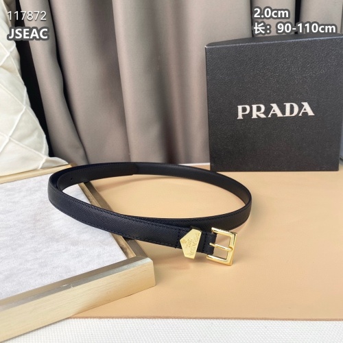 Prada AAA Quality Belts For Women #1053381 $52.00 USD, Wholesale Replica Prada AAA Quality Belts