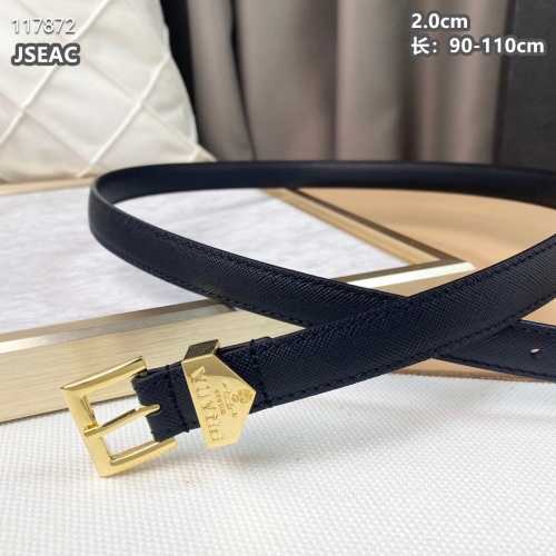 Replica Prada AAA Quality Belts For Women #1053381 $52.00 USD for Wholesale