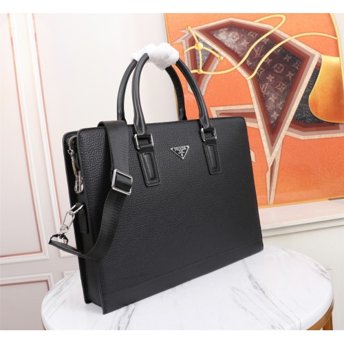 Replica Prada AAA Man Handbags #1054868 $158.00 USD for Wholesale