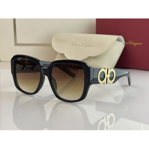 Salvatore Ferragamo AAA Quality Sunglasses #1062274 $56.00 USD, Wholesale Replica Salvatore Ferragamo AAA Quality Sunglasses