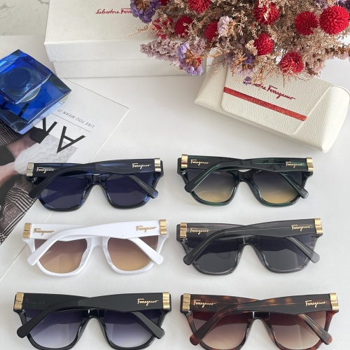 Replica Salvatore Ferragamo AAA Quality Sunglasses #1062287 $60.00 USD for Wholesale