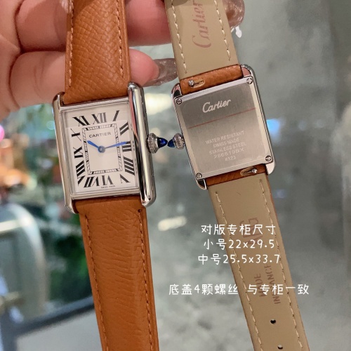 Replica Cartier AAA Quality Watches For Unisex #1062744 $122.00 USD for Wholesale