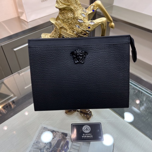 Versace AAA Man Wallets #1064101 $85.00 USD, Wholesale Replica Versace AAA Man Wallets