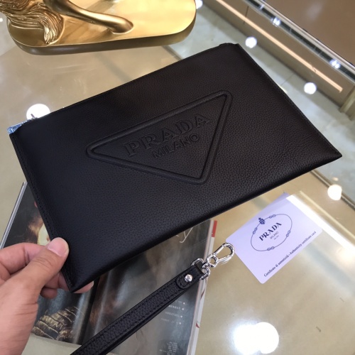 Replica Prada AAA Man Wallets #1064106 $80.00 USD for Wholesale