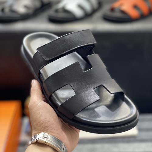 Replica Hermes Sandal For Men #1065328 $56.00 USD for Wholesale