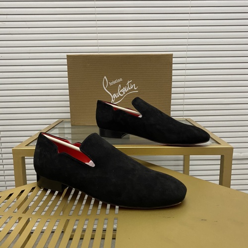 Christian Louboutin Leather Shoes For Men #1065342 $85.00 USD, Wholesale Replica Christian Louboutin Leather Shoes