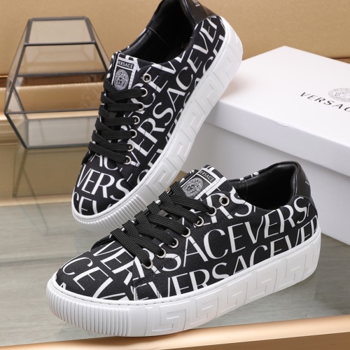 Versace Casual Shoes For Men #1065782 $85.00 USD, Wholesale Replica Versace Casual Shoes