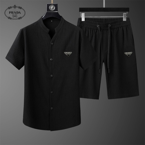 Prada Tracksuits Short Sleeved For Men #1069503 $68.00 USD, Wholesale Replica Prada Tracksuits