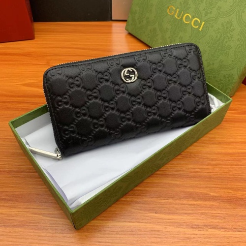 Replica Gucci AAA Man Wallets #1070343 $42.00 USD for Wholesale