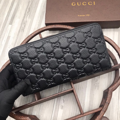 Replica Gucci AAA Man Wallets #1070357 $45.00 USD for Wholesale