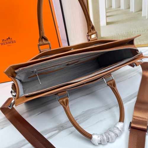 Replica Hermes AAA Man Handbags #1070607 $150.00 USD for Wholesale