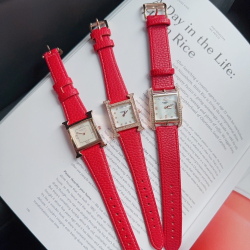 Replica Hermes Watches For Women #1071911 $40.00 USD for Wholesale