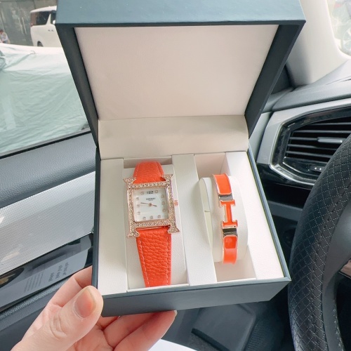 Replica Hermes Watches For Women #1071913 $40.00 USD for Wholesale