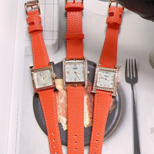 Replica Hermes Watches For Women #1071913 $40.00 USD for Wholesale