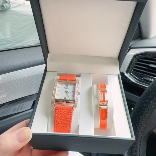 Replica Hermes Watches For Women #1071914 $40.00 USD for Wholesale