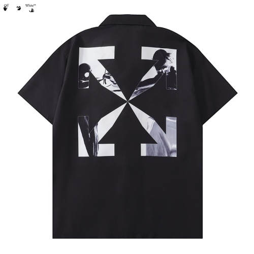 Off-White Shirts Short Sleeved For Men #1073146 $36.00 USD, Wholesale Replica Off-White Shirts