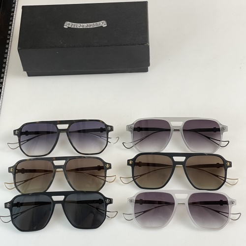 Replica Chrome Hearts AAA Quality Sunglasses #1073675 $68.00 USD for Wholesale