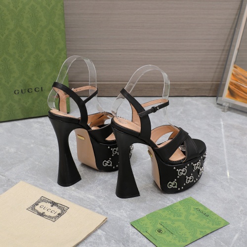 Replica Gucci Sandal For Women #1073735 $132.00 USD for Wholesale