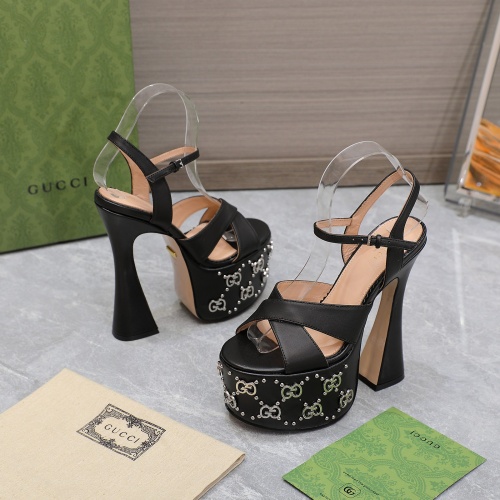 Replica Gucci Sandal For Women #1073735 $132.00 USD for Wholesale