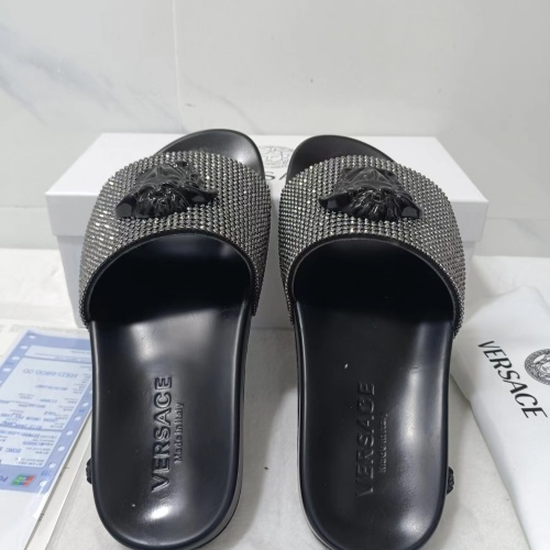 Replica Versace Slippers For Men #1074623 $60.00 USD for Wholesale