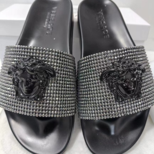 Replica Versace Slippers For Men #1074623 $60.00 USD for Wholesale