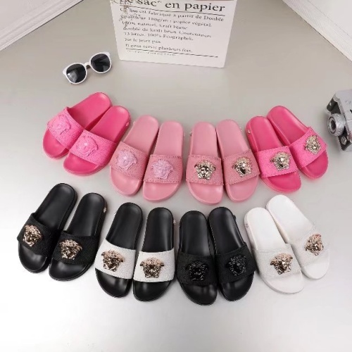 Replica Versace Slippers For Women #1074668 $60.00 USD for Wholesale