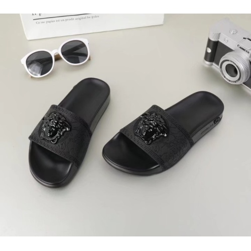 Replica Versace Slippers For Women #1074670 $60.00 USD for Wholesale