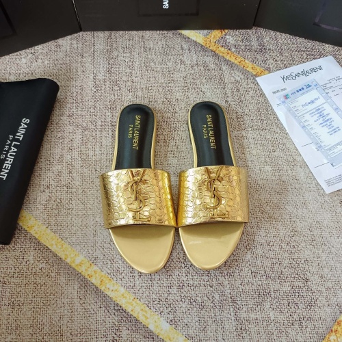 Replica Yves Saint Laurent YSL Slippers For Women #1075080 $52.00 USD for Wholesale