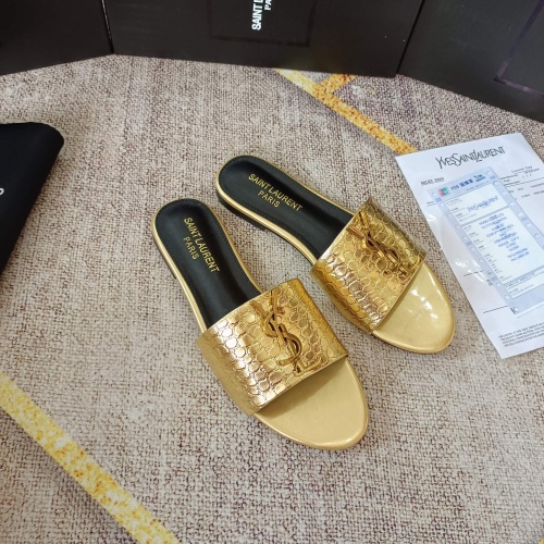 Replica Yves Saint Laurent YSL Slippers For Women #1075080 $52.00 USD for Wholesale