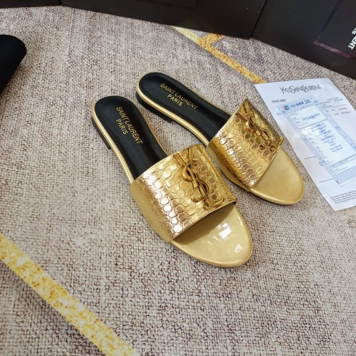 Replica Yves Saint Laurent YSL Slippers For Women #1075080 $52.00 USD for Wholesale