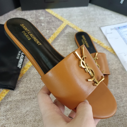 Replica Yves Saint Laurent YSL Slippers For Women #1075096 $52.00 USD for Wholesale