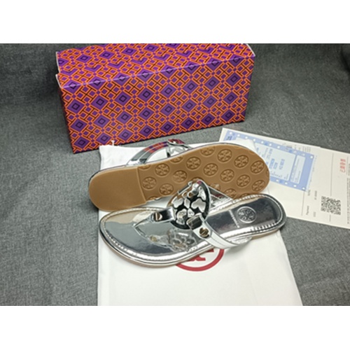 Replica Tory Burch TB Slippers For Women #1075184 $45.00 USD for Wholesale