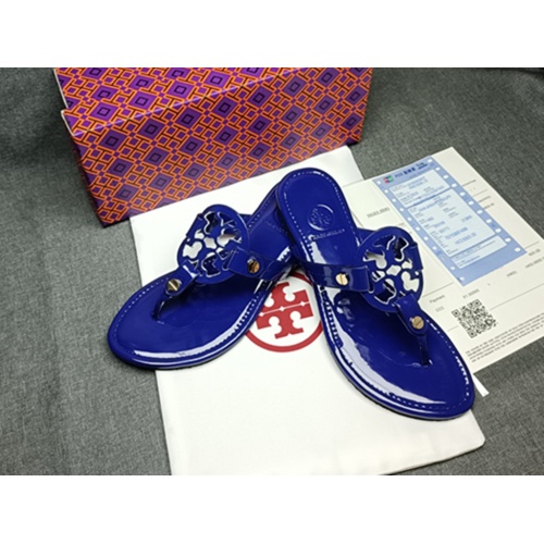 Replica Tory Burch TB Slippers For Women #1075187 $45.00 USD for Wholesale