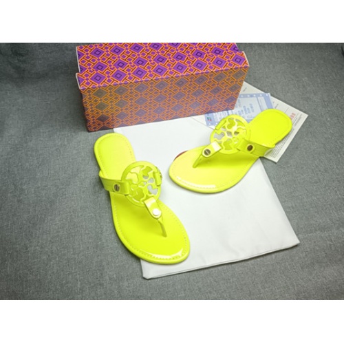 Replica Tory Burch TB Slippers For Women #1075198 $42.00 USD for Wholesale