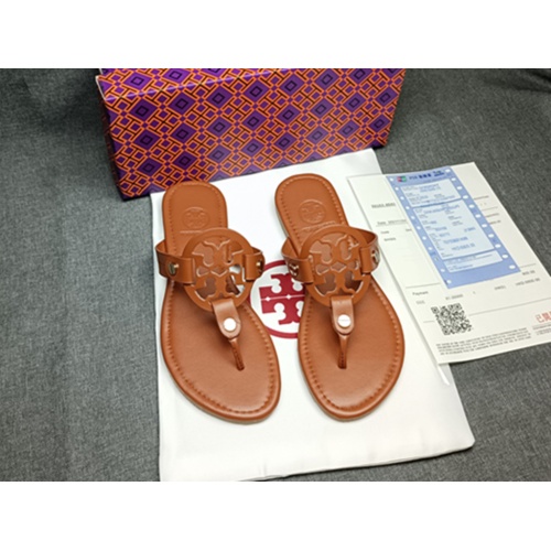 Tory Burch TB Slippers For Women #1075199 $42.00 USD, Wholesale Replica Tory Burch TB Slippers