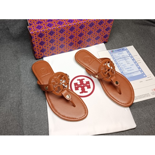 Replica Tory Burch TB Slippers For Women #1075199 $42.00 USD for Wholesale