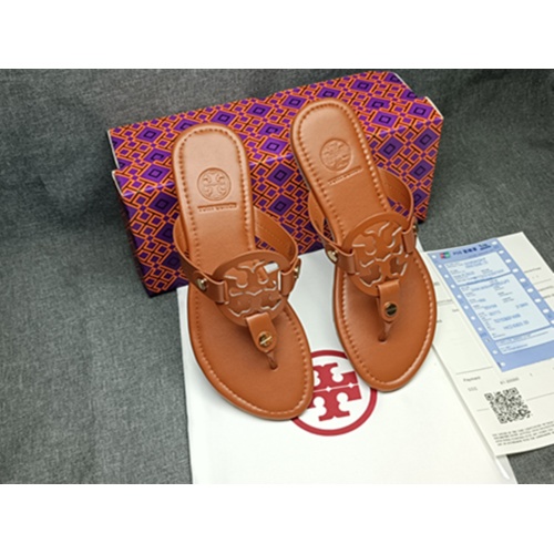 Replica Tory Burch TB Slippers For Women #1075199 $42.00 USD for Wholesale