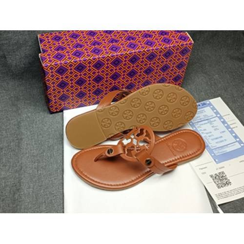 Replica Tory Burch TB Slippers For Women #1075199 $42.00 USD for Wholesale