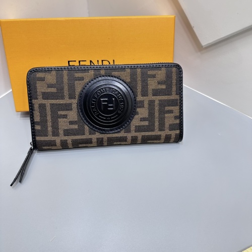 Fendi AAA Man Wallets #1075733 $45.00 USD, Wholesale Replica Fendi AAA Man Wallets