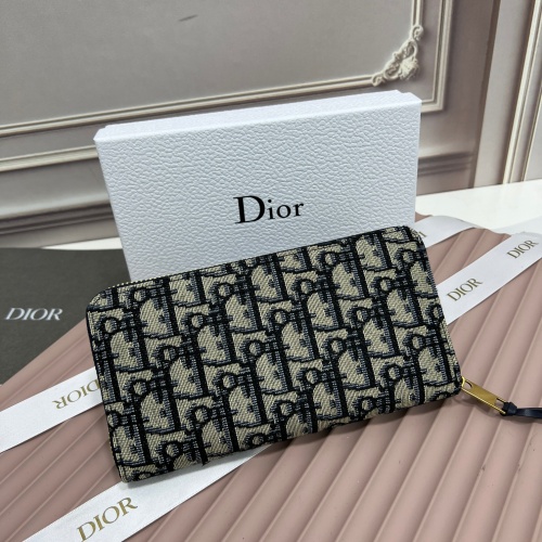 Replica Christian Dior AAA Man Wallets #1075734 $45.00 USD for Wholesale