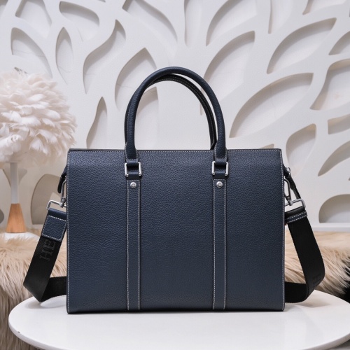 Replica Hermes AAA Man Handbags #1075775 $162.00 USD for Wholesale