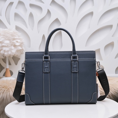 Replica Hermes AAA Man Handbags #1075779 $170.00 USD for Wholesale