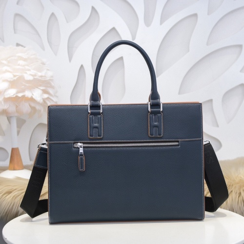 Replica Hermes AAA Man Handbags #1075780 $170.00 USD for Wholesale