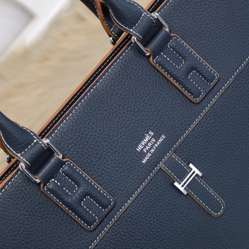 Replica Hermes AAA Man Handbags #1075780 $170.00 USD for Wholesale